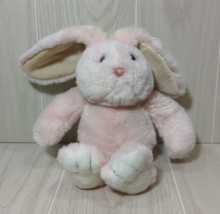 Gund pink Plush bunny rabbit 1989 vintage tan ears USED READ - £28.06 GBP