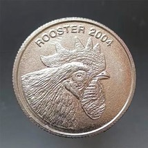 2004 Cape Verde 5 Escudos Coins Rooster Nice UNC - $21.95