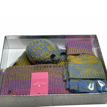 Kate Spade New York Ombre Wildflower Beanie Hat With Pom &amp; Gloves Box Se... - £62.01 GBP