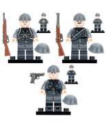 3pcs WW2 Italian Infantry Soldiers Minifigures Minifigs Toy Gift - $14.99