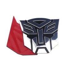 Car Styling Aluminum 3D Car Stickers Cool Autobots Logo Transformers  Emblem Tai - £35.64 GBP