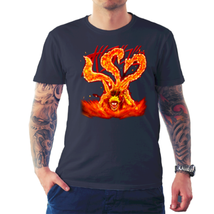 Naruto Kyubi  Black T Shirt - £12.75 GBP