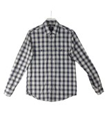 JOSEPH ABBOUD Men&#39;s S Plaid Button Up Casual Cotton Dress Long Sleeve Sh... - $26.40 CAD