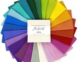5&quot; Charm Pack Tula Pink Tiny Coordinates True Colors Fabric Precuts M518.73 - $16.97