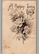 Antique Postcard 1912 A Birthday Greeting Posted 5.5 x 3.5 - $19.99