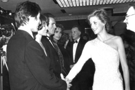 Licence to Kill Premiere Princess Diana Shakes Hands with Timothy Dalton Carey L - £19.17 GBP