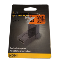 HDMI SWIVEL ADAPTER  / BLACKWEB BWA21AV001C / 90 DEGREE HDMI CONNECTOR - $3.97