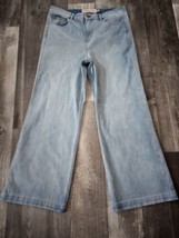 Soft Surroundings Modal Blend Women&#39;s Size 16 Wide Leg Blue Jeans - £18.30 GBP