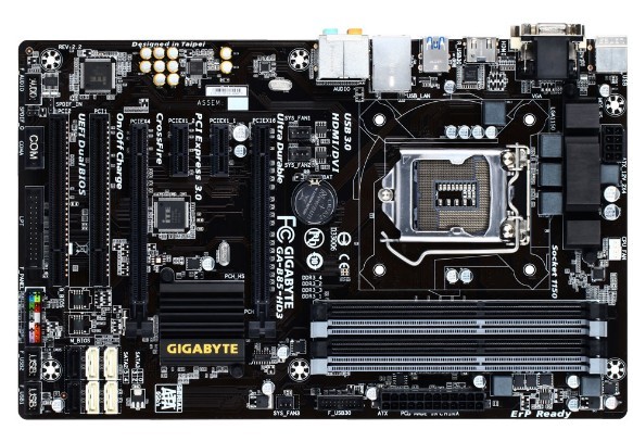 GIGABYTE GA-B85-HD3 Desktop Motherboard USB3.0 DVI VGA HDMI - £58.64 GBP