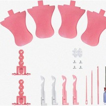 KnitPro Wire Rack Kit: 20pcs DIY Knitting Machine Accessories with Tensioner, Ro - £27.48 GBP