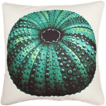 Jekyll Island Sea Urchin Throw Pillow 26x26, Complete with Pillow Insert - £57.75 GBP