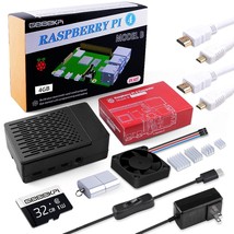 Raspberry Pi 4 4Gb Starter Kit - 32Gb Edition, Raspberry Pi 4 Case With Pwm Fan, - £131.88 GBP