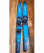 O&#39;BRIEN Celebrity Junior 58&quot; Combo Water Skis Adjustable Bindings Teal &amp;... - $65.48