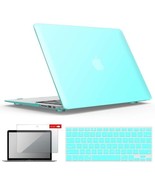 New IBENZER MacBook Air 13&quot; Hard Shell KEYBOARD &amp; SCREEN COVER Turquoise - £13.97 GBP