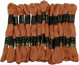 Anchor Embroidery Cotton Thread Cross Stitch Stranded Sewing Thread Floss Orange - £9.97 GBP