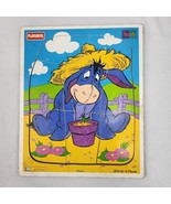 Playskool Eeyore 8 Piece Wooden Puzzle 674-10 Vintage - $14.01