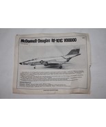 Hasegawa McDonnell-Douglas RF-101C Voodoo 1037 Kit 1/72 scale oct24 #12C - £23.14 GBP