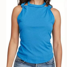 Free People We The Free Womens Tank Top The Twist Lapis Blue Size Xs OB984391 - £29.22 GBP