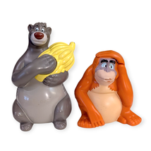 Jungle Book Disney 1997 Vintage Action Figure Toys: Baloo and King Louie - $24.90