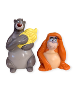 Jungle Book Disney 1997 Vintage Action Figure Toys: Baloo and King Louie - $34.24 CAD