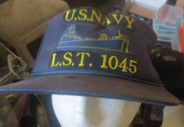 Vintage US Navy L.S.T. 1045 Naval Ship Trucker snapback Hat scrapped 1947 - £21.93 GBP
