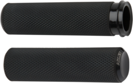 Arlen Ness Cable Style Fusion Series Grips Black Knurled 07-325 - £51.91 GBP