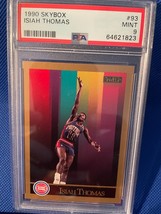 1990 Skybox Isiah Thomas PSA 9, #93, Detroit Pistons - $74.25