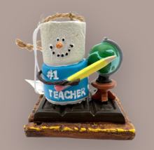 Smores Geography Teacher Ornament Midwest Cannon Falls Globe School Gift Deco - £7.90 GBP