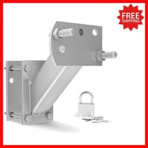 Heavy-Duty Spare Tire Carrier for Trailers - Fits 4 &amp; 5 Lug Wheels, Easy... - $43.55