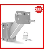 Heavy-Duty Spare Tire Carrier for Trailers - Fits 4 &amp; 5 Lug Wheels, Easy... - $43.55