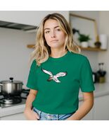 Womens Retro Eagles Logo T-Shirt tee shirt tshirt - Kelly Green - $29.90