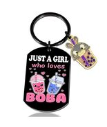 Crizaor Boba Tea Keychain Ornament Just a Girl Who Loves Boba 5&quot; - €3,05 EUR