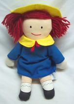 Vintage Eden Madeline Red Haired Girl 9&quot; Plush Stuffed Animal Doll Toy 1990 - £12.82 GBP