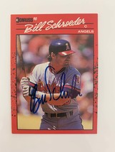 Bill Schroeder signed baseball card - $15.00