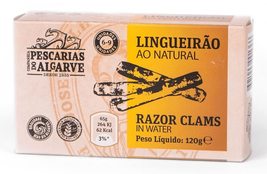Companhia de Pescarias do Algarve - Razor Clams in Brine / Water - 4.23oz / 120g - £67.06 GBP