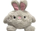American Greetings Gray Grey Round Easter Bunny Rabbit 8” Plush Stuffed ... - $6.00