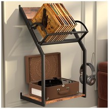 Record Player Stand,Turntable Stand,Record Player Table,Wall Mounted Rec... - £52.44 GBP