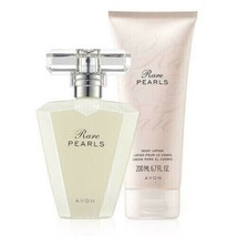Avon Rare Pearl Perfume Colgne &amp; Lotion 2-pc Set  * NEW - £14.98 GBP