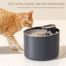 Automatic Pet Cat Water Fountain Mute Water Feeder Bowl USB Charge Auto Electric - £32.35 GBP+