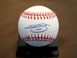 TREVOR STORY 2 X SILVER SLUGGER ROCKIES RED SOX SIGNED AUTO BASEBALL JSA... - $118.79