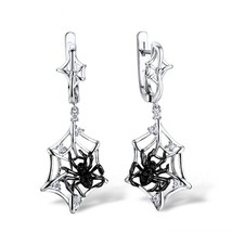 2022 New Arrival Trendy Spider Web Earrings for Women Party Gift Jewelry Wholesa - £14.67 GBP
