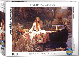 Lady of Shalott by John William Waterhouse 1000 Piece Puzzle Shallott Sh... - $29.95