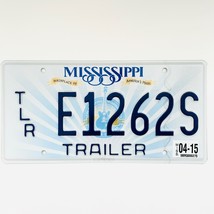 2015 United States Mississippi America&#39;s Music Trailer License Plate E1262S - £12.56 GBP