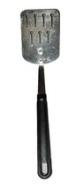 Vintage EKCO Keyhole Short Spatula Turner Flipper black handle 10 1/2&quot; - USA - £12.77 GBP
