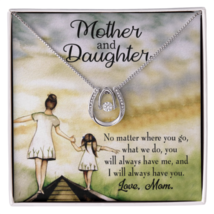 Have Each Other - Mom to Daughter Lucky Horseshoe Necklace Message Card ... - $52.20+