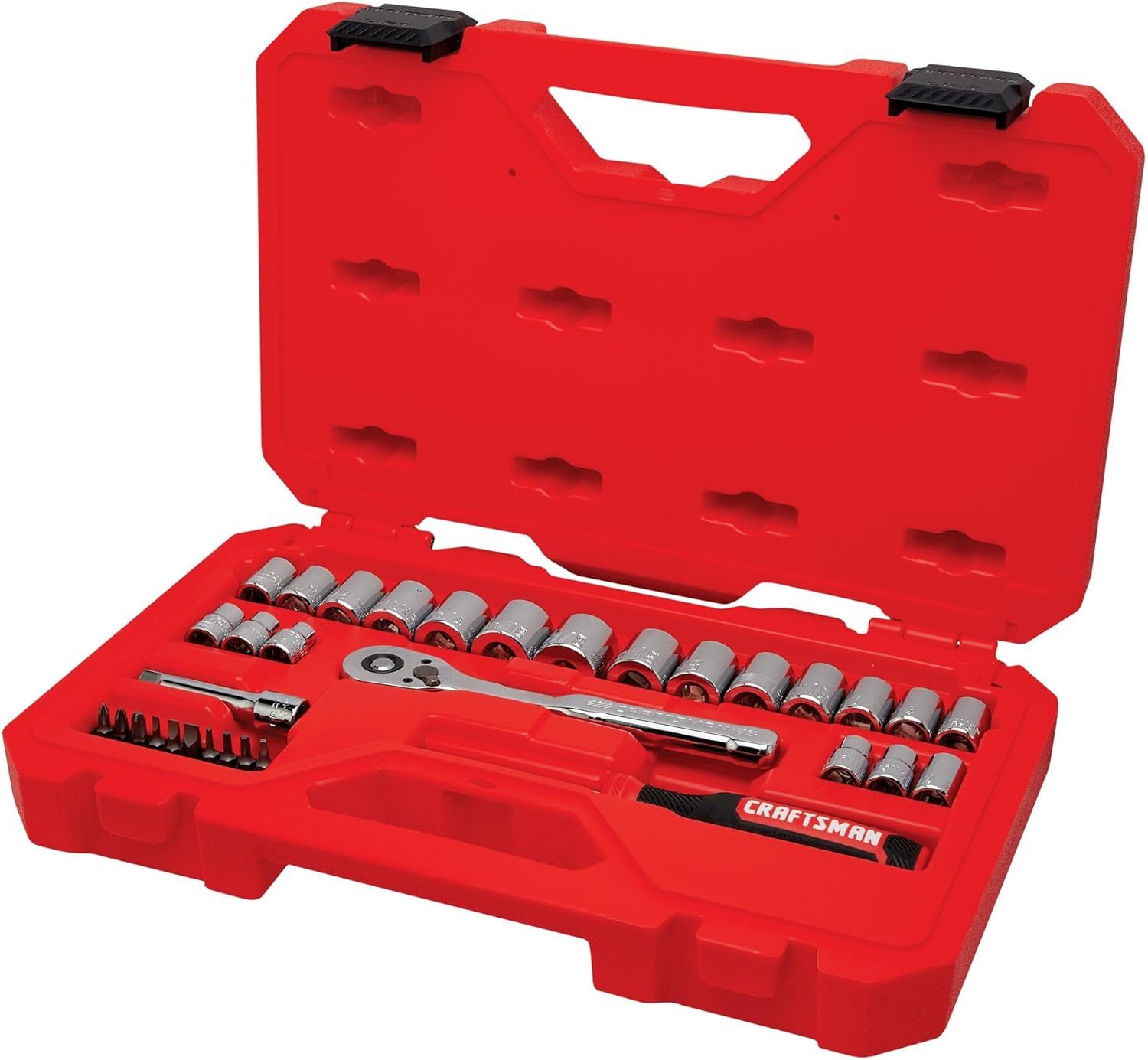Craftsman Mechanics Tool Set, 33 Piece, 3/8 Inch Drive Sae/Metric (Cmmt1... - $51.98