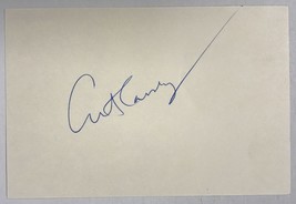 Art Carney (d. 2003) Signed Autographed 4x6 Index Card #2 - £15.94 GBP