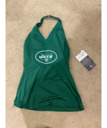 NFL ALL SPORTS COUTURE Women&#39;s New York Jets green Halter Top Sz XS X-Small - £21.10 GBP