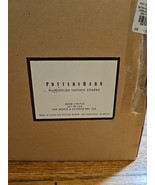 Set of 10 Pottery Barn Round Paper Lanterns Read White Multi Stripe Open... - $470.27 MXN