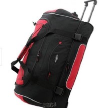 Travelers Club Adventure Upright Rolling Duffel Bag 22-Inch, Red - £37.95 GBP